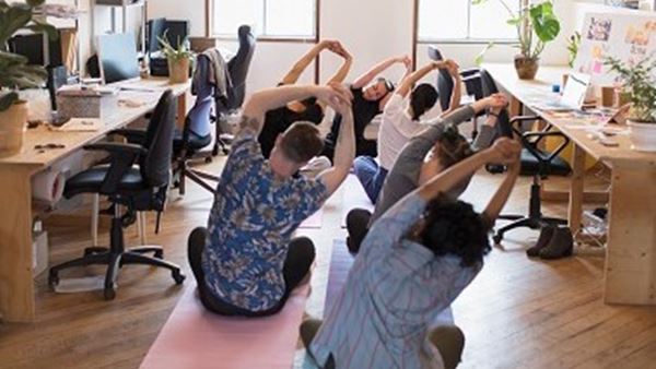 Yoga in the office