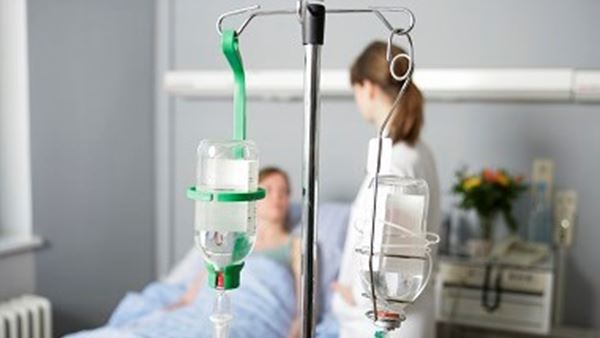 Image of patient in hospital bed